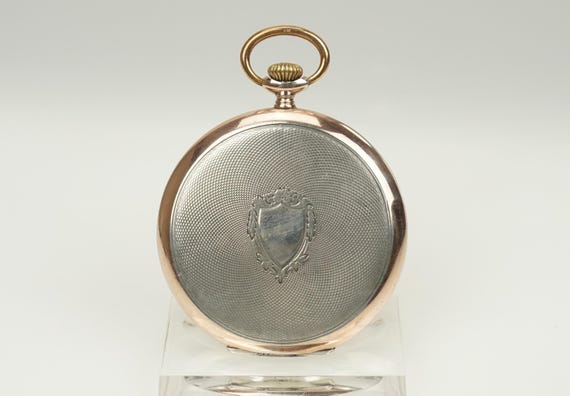 Working Solid Silver SWISS Pocket Watch Men's no … - image 3