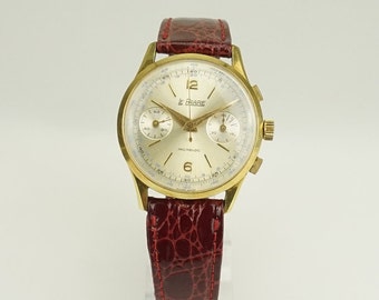 WORKING LE PHARE Wrist Watch Landeron 248 Men&#39;s Pocket Mechanical no fusee duplex chronometer repeater Rar