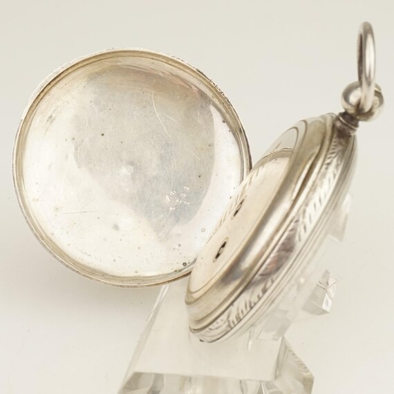 Working Fullhunter Solid Silver Pocket Watch Anti… - image 9