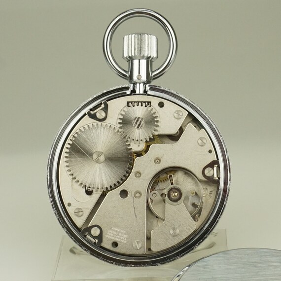 Working FLAMINIA Swiss Made Stop Pocket Watch Men's n… Gem