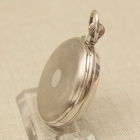 WORKING Pocket Watch Solid Silver Swiss Men