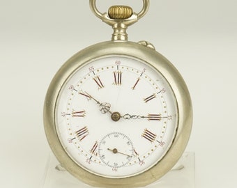Working Relief Case Pocket Watch Vintage Military Antique Men's Mechanical no fusee duplex chronometer wristwatch repeater chronograph