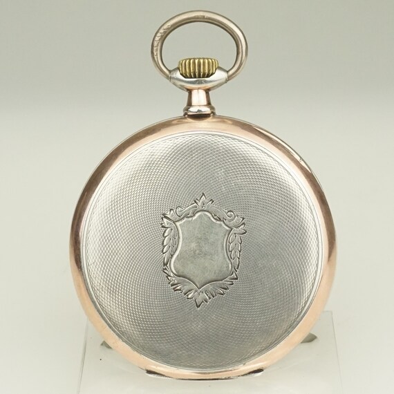 Working CYMA Solid Silver Pocket Watch, Swiss Mad… - image 3