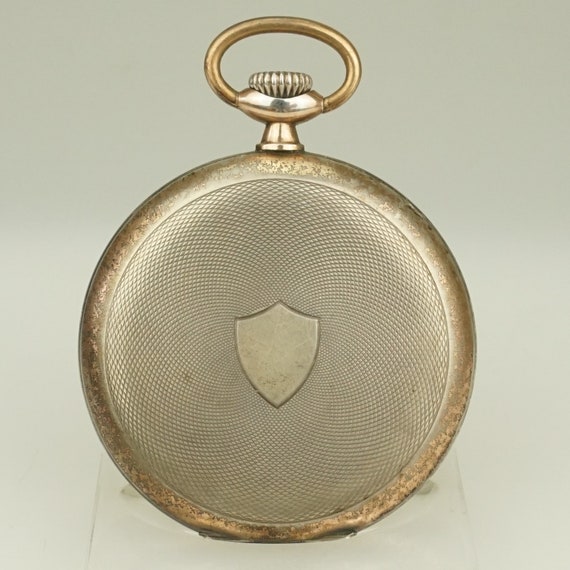 Working REVUE Solid Silver Swiss Made Pocket Watc… - image 3