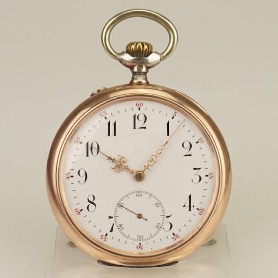 Working IWC Schaffhausen Solid Silver Pocket Watc… - image 1