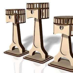 Piston trophy laser cut - digital file - DXF - SVG - CDR