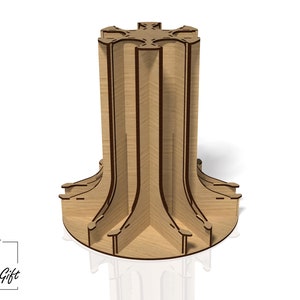 Coffee capsule support, coffee holder, laser cut file DXF SVG CDR image 2