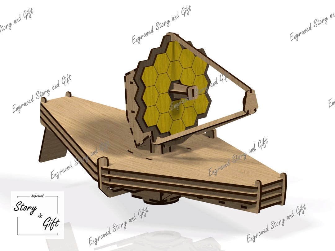 James Webb Telescope - Space - Rocket - Laser Cut Files (digital ...