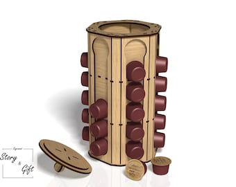 Nespresso Capsule Holder - Laser Cut Files (Digital Download)
