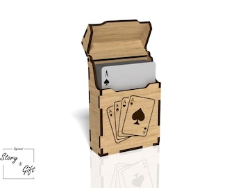 Playing Card Box - Laser Cut Files (Digital Download)