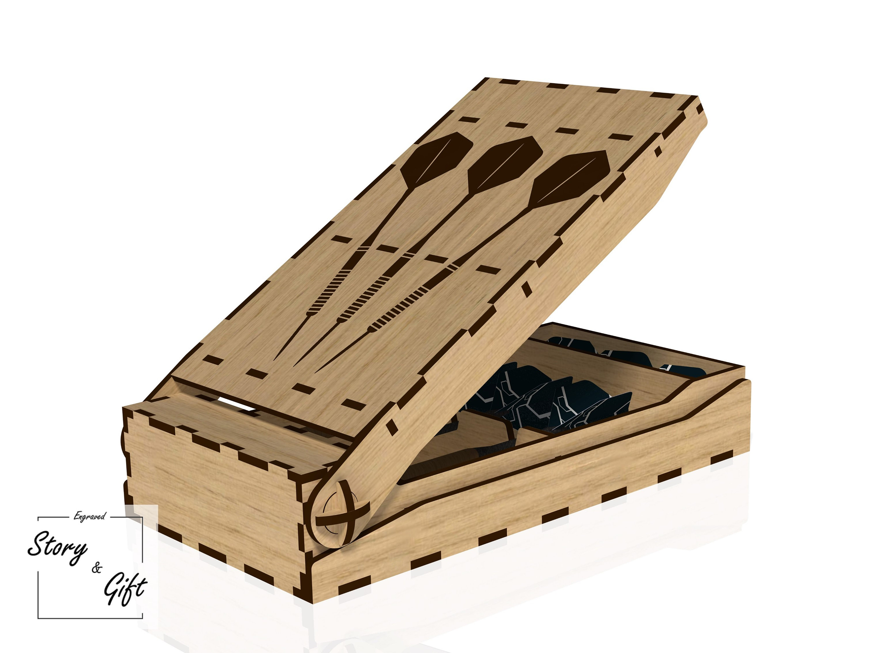 Wooden Darts Case - Etsy