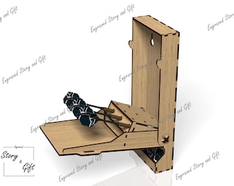 Darts Wall Mount - Darts holder - Laser Cut Files (Digital Download)