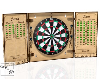 Darts Board Organizer - Laser Cut Files (Digital Download)