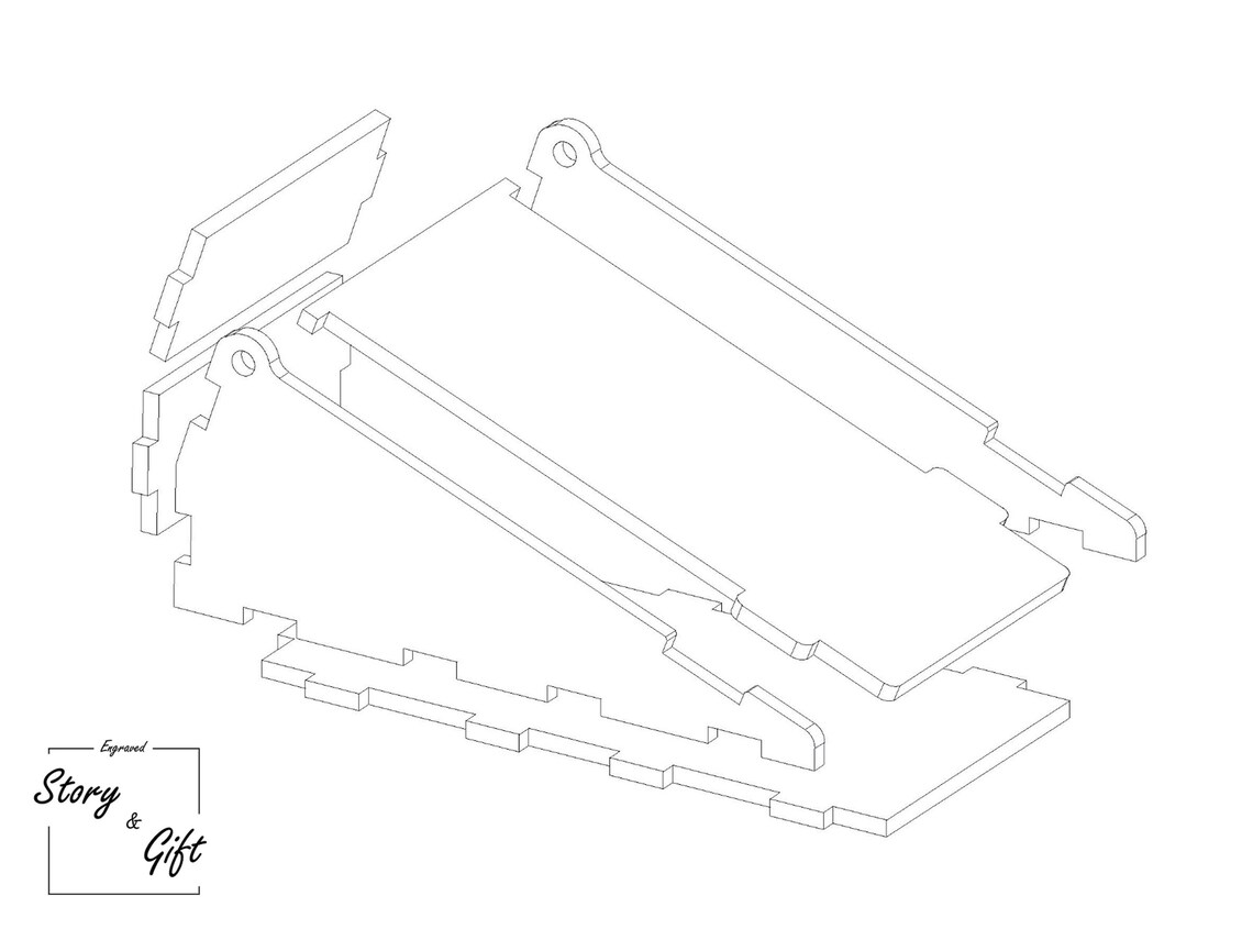 Cheese Box - Cheese Deposit - Boxes - Rack - Laser Cut File - DXF, SVG ...