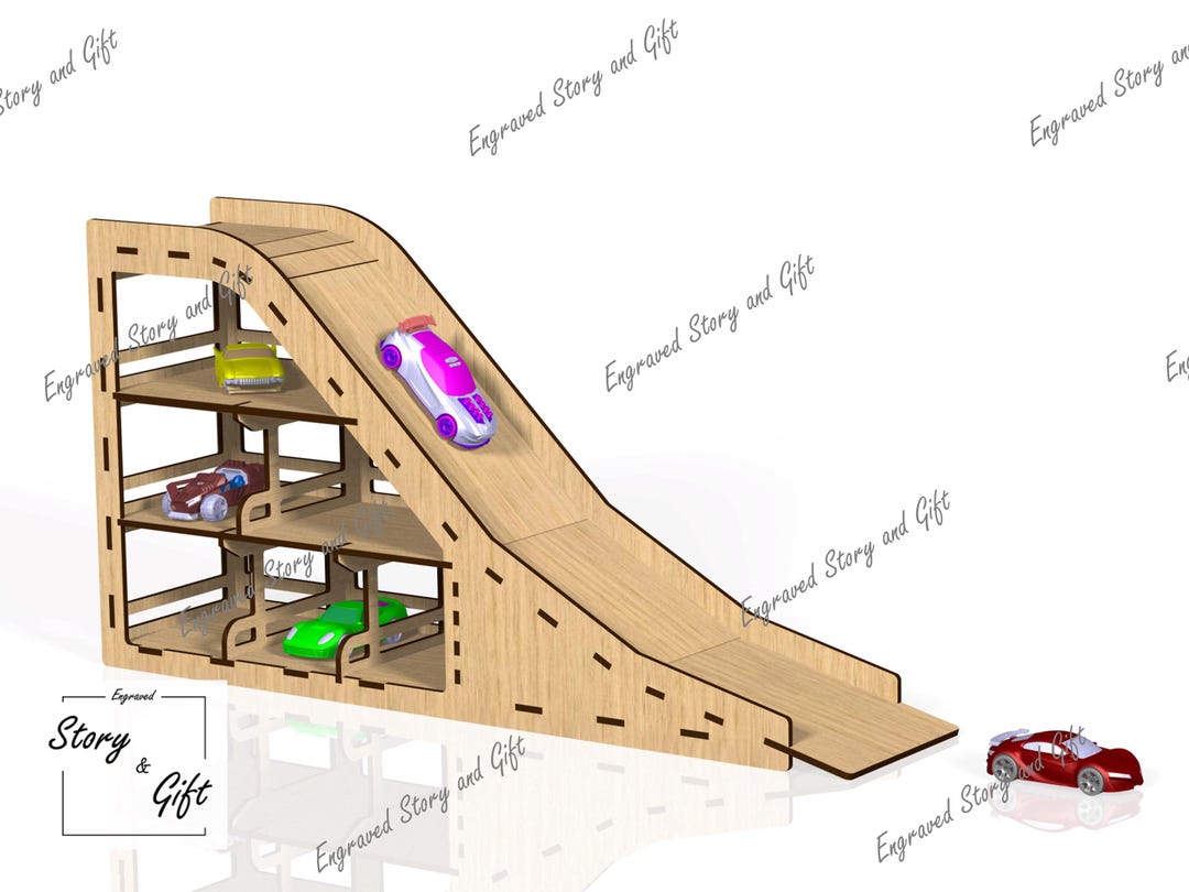 Boardmaker Visual Car Ramp Car Ramp - Race Track - Car Jumper - Laser Cut Files (digital Download ...