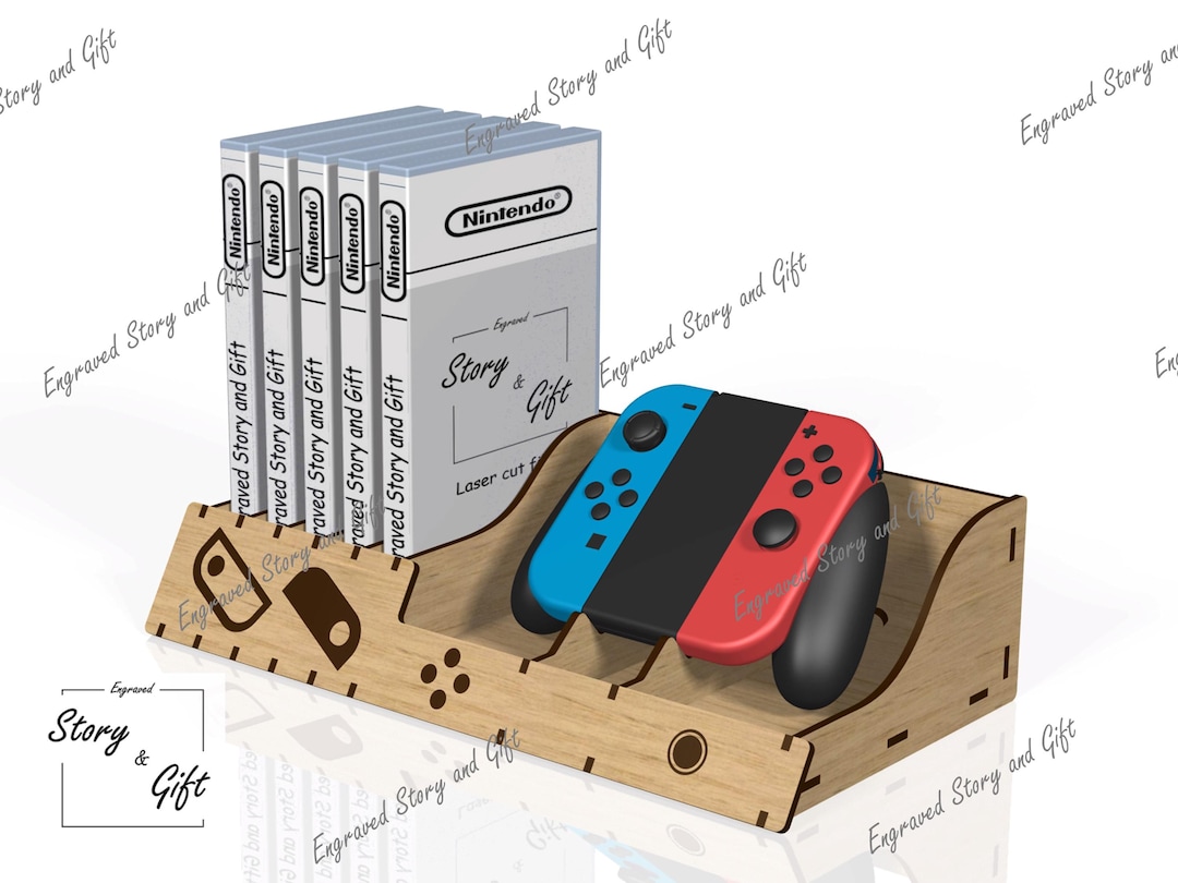 Nintendo Game Holder – Console Stand - Laser Cut Files (digital ...
