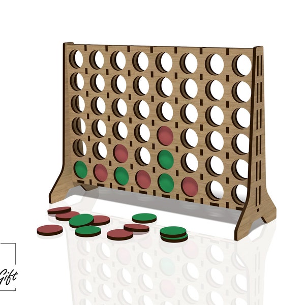 Outdoor connect four laser file etsy