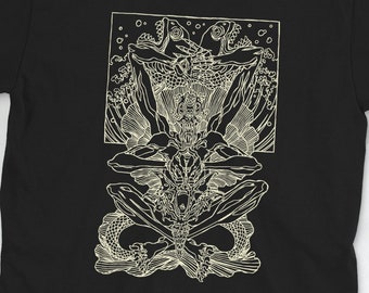 Mythical Mermaid Unisex T-Shirt: Fantasy Adventure Tee