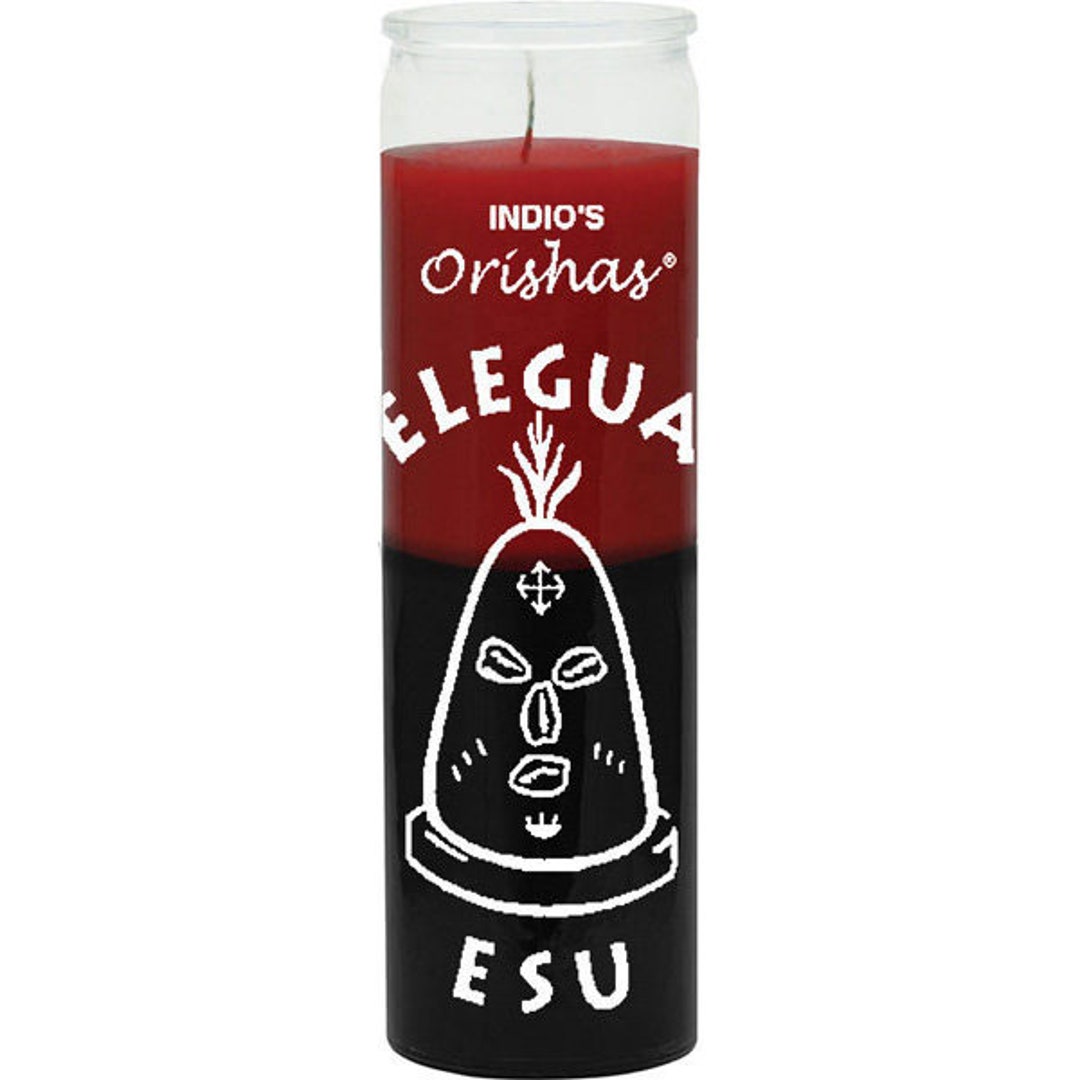 Elegua Eshu Prayer/spell/ Ritual 7 Day Candle Etsy