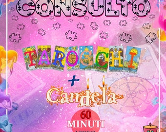 TAROCCHI + CANDELA 60 minuti (entro 48 ore)