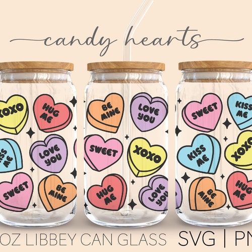 Cupid Heart Svg Libbey Glass Wrap Svg Valentines Day Love - Etsy