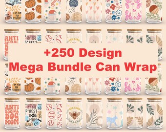 Libbey Glass Can Bundle, 16oz Glass Can svg, Libbey Glass Can Wrap, beer glass can, svg Files for Cricut & Silhouette Cameo,Digital Download