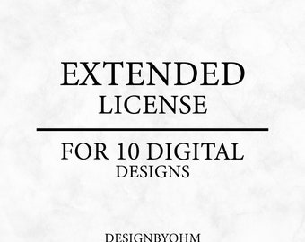 Commercial License: 10 Designs