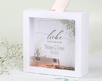 Money gift picture frame money box wedding