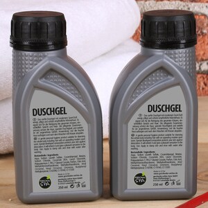 Shower gel in engine oil design with name print image 2