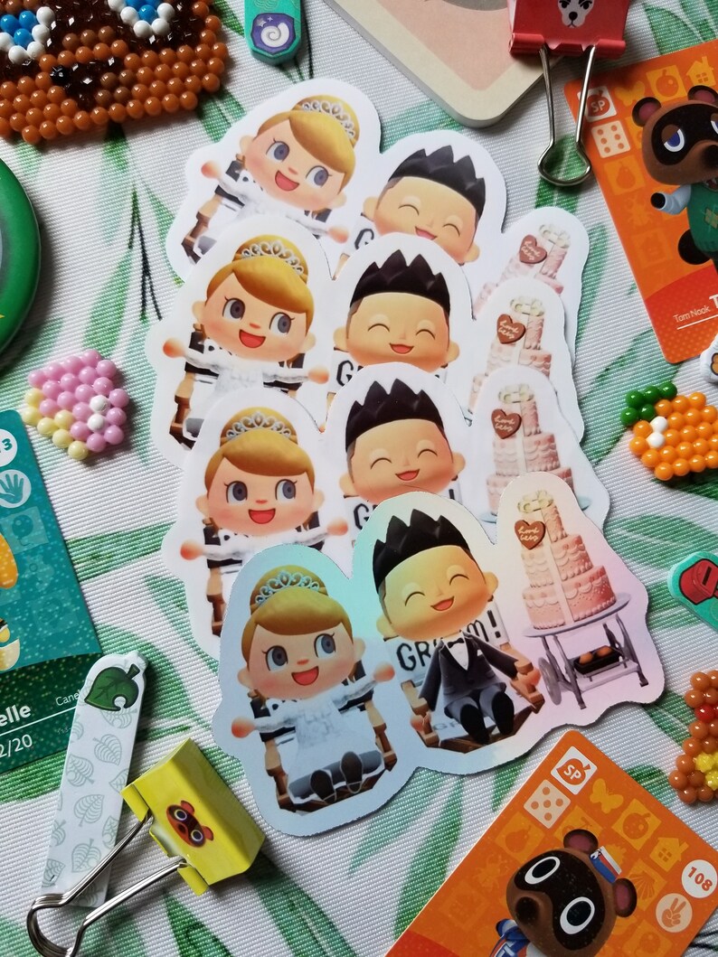Custom Animal Crossing Gift Resident Villager Vinyl Stickers Etsy