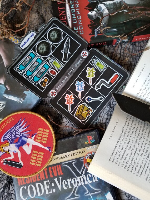 Resident Evil Briefcase Vinyl Decal Sticker Sheet Gift Etsy