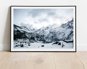 Annapurna Base Camp | Himalaya / Nepal / Digital Download / Landscape Photography / Nature Photography / Printable Wall Art