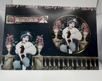 Art deco Perfect Day handmade card