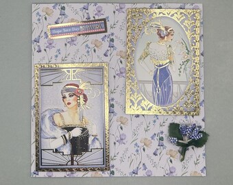 Fabulous Art Deco Card - Etsy