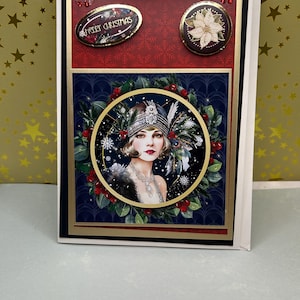 Art Deco Weihnachtskarte