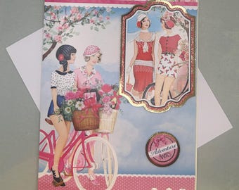 Fabulous Art Deco Card - Etsy