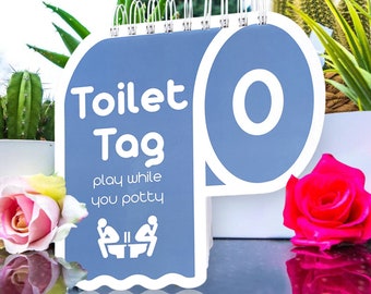 Toilet Tag - Hilarious Game For Couples Who Share the Same Potty - Relationship Conversation Starter