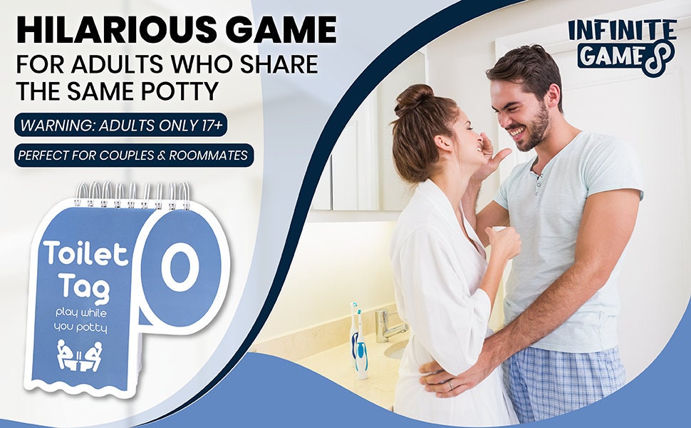 Toilet Tag Hilarious Game for Couples Who Share the Same Etsy