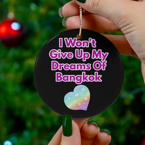 Bangkok Christmas Ornaments, Bangkok Souvenir, Nice Bangkok Thailand Memory, FREE SHIPPING, Great Bangkok Memento, Bangkok Memory