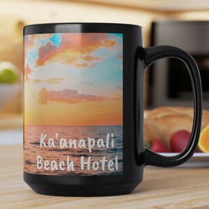 5. Kaanapali Beach Hotel Coffee Mug, Unique KBH Memorabilia FREE SHIPPING Kaanapali Beach Hotel Keepsake, Nice Kaanapali Beach Hotel Memento