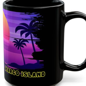 Marco Island Florida Coffee Cup, Unique Marco Island Souvenir, Great Marco Island Memento, FREE SHIPPING (Big Value) Marco Island Keepsake
