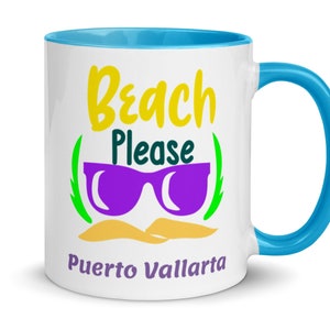 Puerto Vallarta Coffee Mug, Unique Puerto Vallarta Souvenir, Puerto Vallarta Gift, 6 COLORS, Cool Puerto Vallarta Keepsake, FREE SHIPPING
