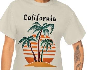 California T Shirt, Nice California Theme UNISEX Tee, California Gifts, FREE SHIPPING, Cool California Souvenirs, Unique California T Shirt