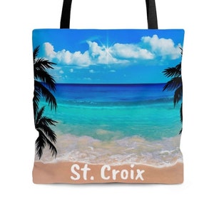 St Croix Beach Bag, Large St. Croix Tote/Utility Bag, FREE SHIPPING, St. Croix Gift, Nice St. Croix Souvenir, St. Croix Keepsake, St Croix
