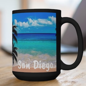 San Diego Coffee Cup, Unique San Diego Souvenir, Nice San Diego Gift, FREE SHIPPING, Great San Diego Gift, Good San Diego Memento, San Diego