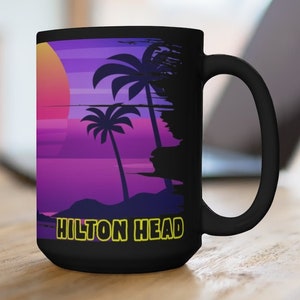 Hilton Head Coffee Cup, Unico Hilton Head Souvenir, Regalo Hilton Head, SPEDIZIONE GRATUITA, Memorabilia Hilton Head, Hilton Head Keepsake