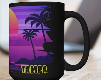 Tampa Coffee Mug, Unique Tampa Memorabilia, FREE SHIPPING, Tampa Gift, Cool Tampa Souvenir, Tampa Keepsake, Nice Tampa Memento, Tampa FL