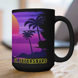 St Petersburg Coffee Mug, Unique St. Petersburg Souvenir, St Petersburg Gift, FREE SHIPPING, St Petersburg Memorabilia, St. Petersburg Beach