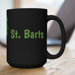 St Barts Coffee Cup, Unique St Barts Memorabilia, FREE SHIPPING, St Barts Gift, St Barts Souvenir, St Barts Memento, St. Barts Keepsake