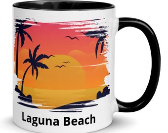 Laguna Beach Coffee Mug, Uniaue Laguna Beach Memorabilia, 6 COLORS, Laguna Beach Keepsake, FREE SHIPPING, Nice Laguna Beach Souvenir, Laguna